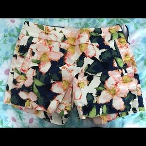 J Crew Floral Shorts